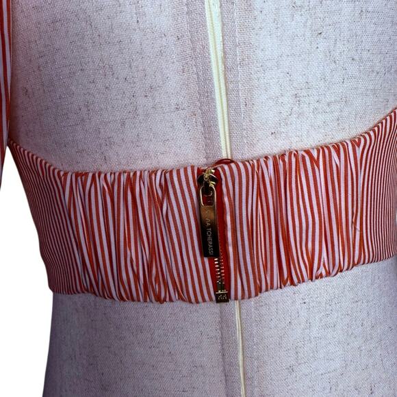 Silvia Tcherassi Eos Embroidered Cotton Cropped Top - Sz Small - Picture 8 of 11